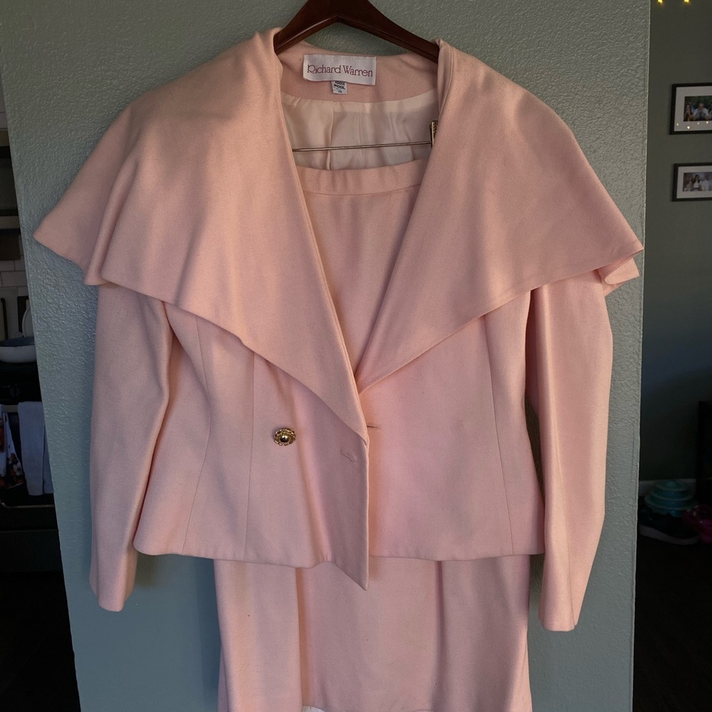 Vintage Richard Warren Pink Skirt and Coat